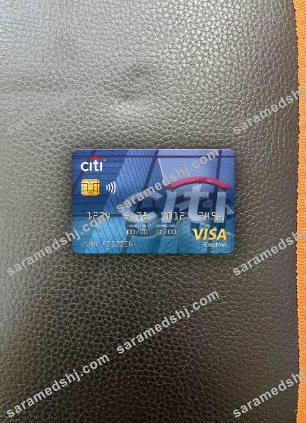 Peru Citibank visa electron card photolook front